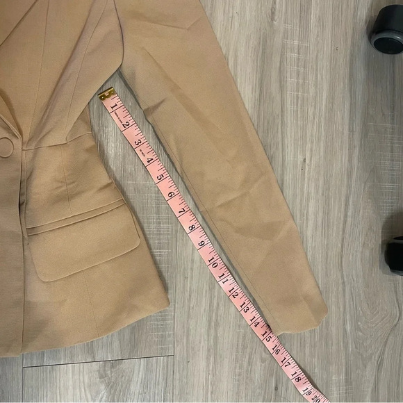 Asilio Tan Off-Shoulder Blazer - Picture 10 of 16